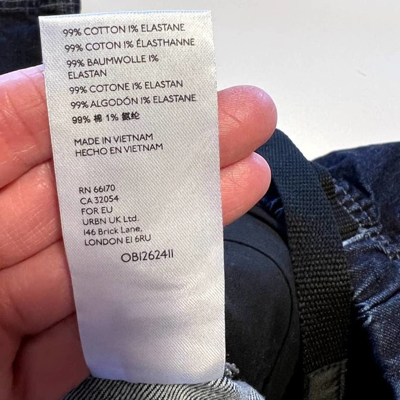 Bdg Urban Outfitters Jeans, M-m Dark Blue, Elastic Waist. - Picture 8 of 8